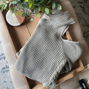 Altar’d State Cream Sweater with Shoulder Cutouts Size Medium